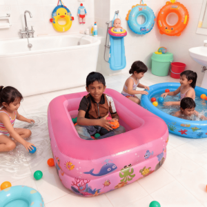 Kid’s Pool 120 Cm (ইলেকট্রিক পাম্প মেশিন সহ) (Copy) (Pink)